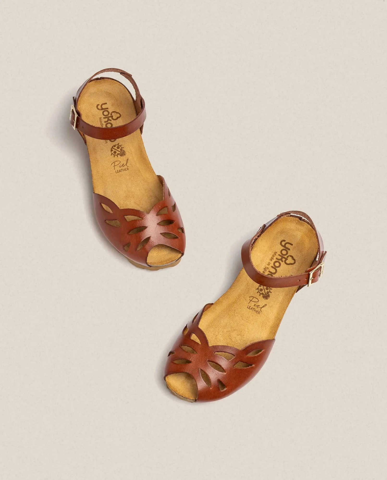 Discount Yokono Sandalia De Cuña Monaco 003 Marron