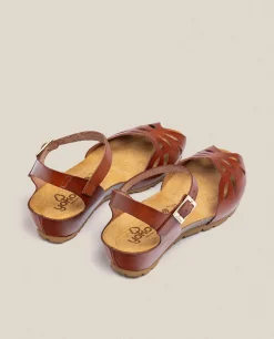 Discount Yokono Sandalia De Cuña Monaco 003 Marron