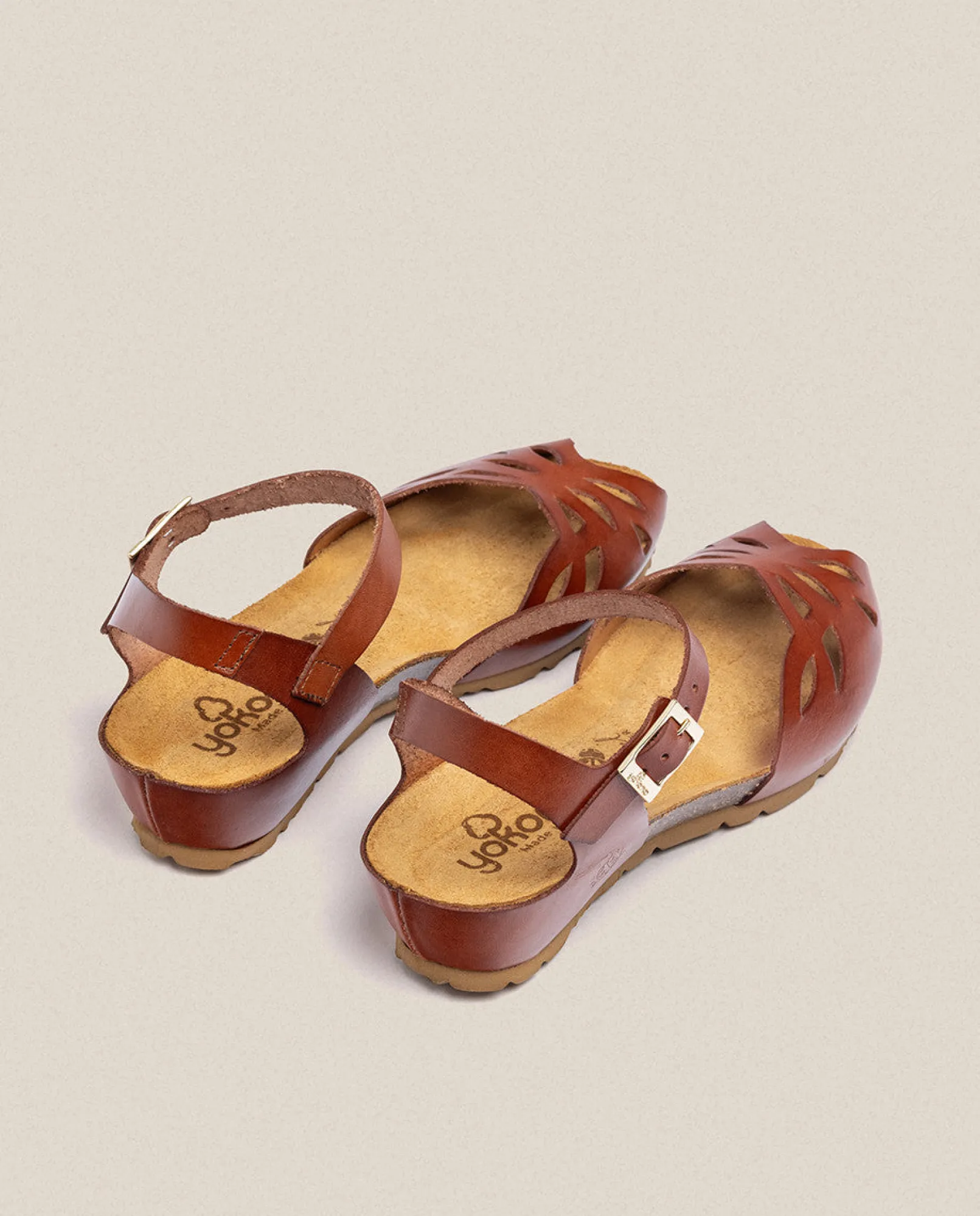 Discount Yokono Sandalia De Cuña Monaco 003 Marron