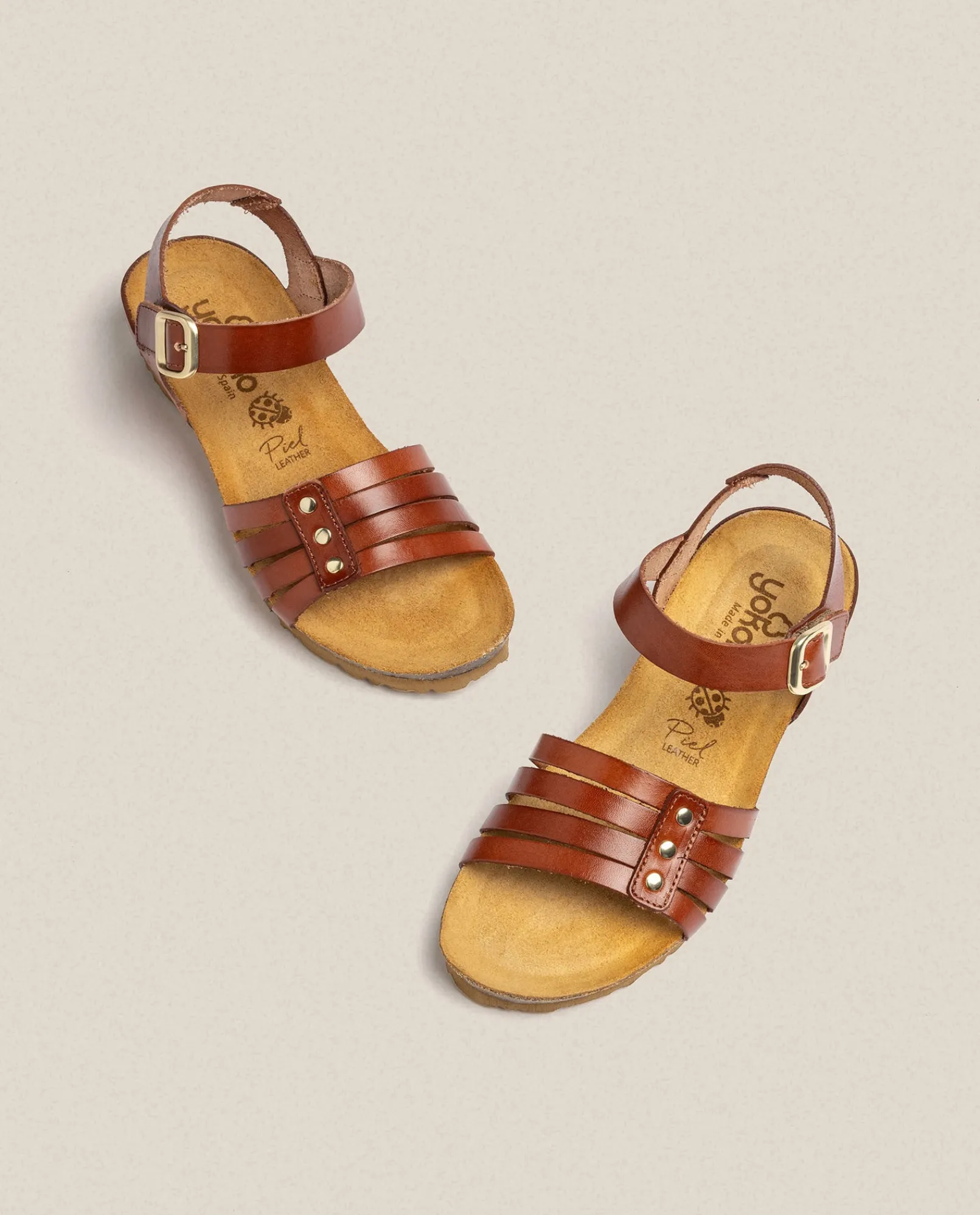 Flash Sale Yokono Sandalia De Cuña Monaco 051 Marrón