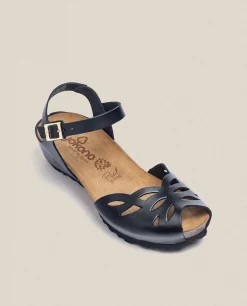 Flash Sale Yokono Sandalia De Cuña Monaco 003 Negro