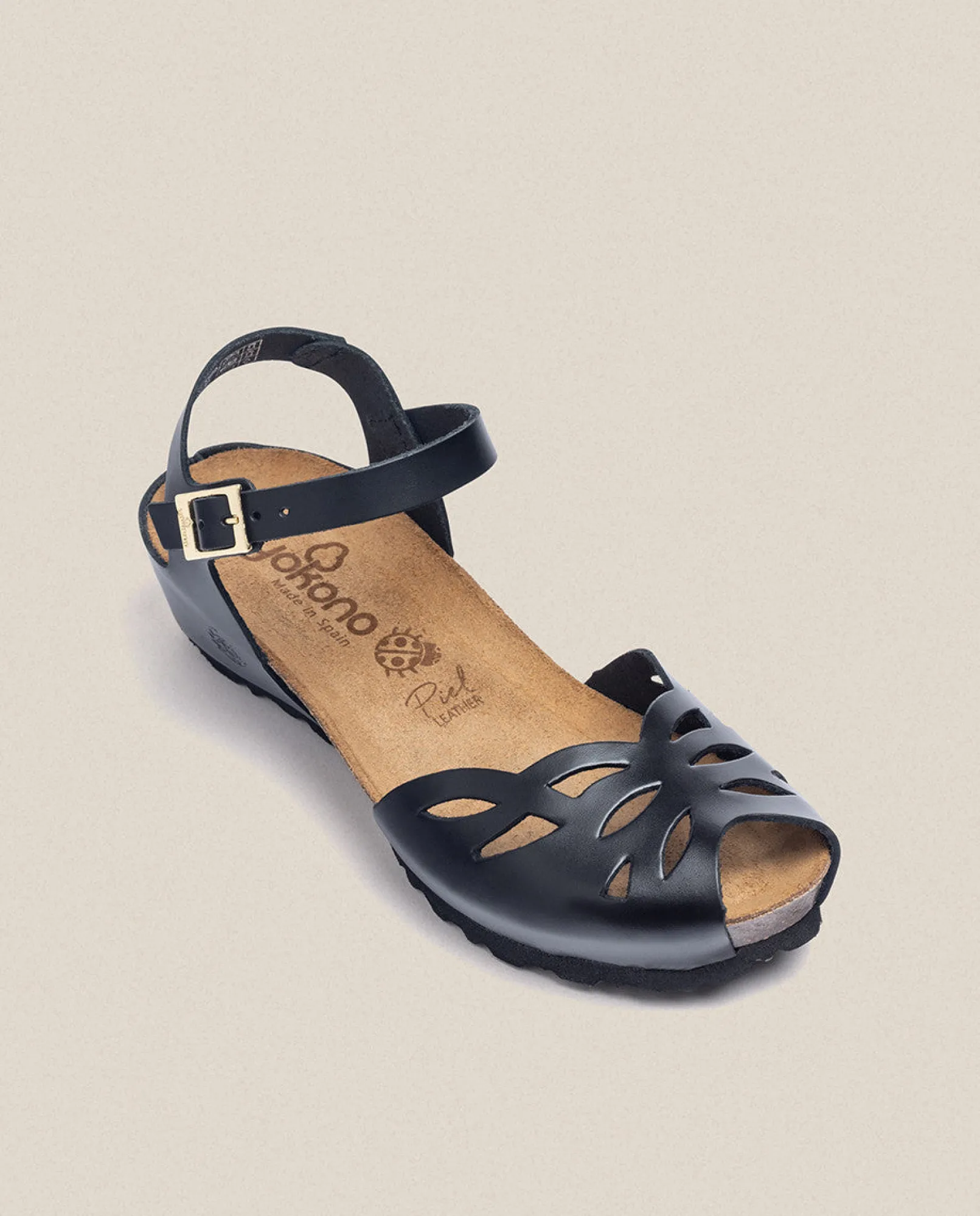 Flash Sale Yokono Sandalia De Cuña Monaco 003 Negro