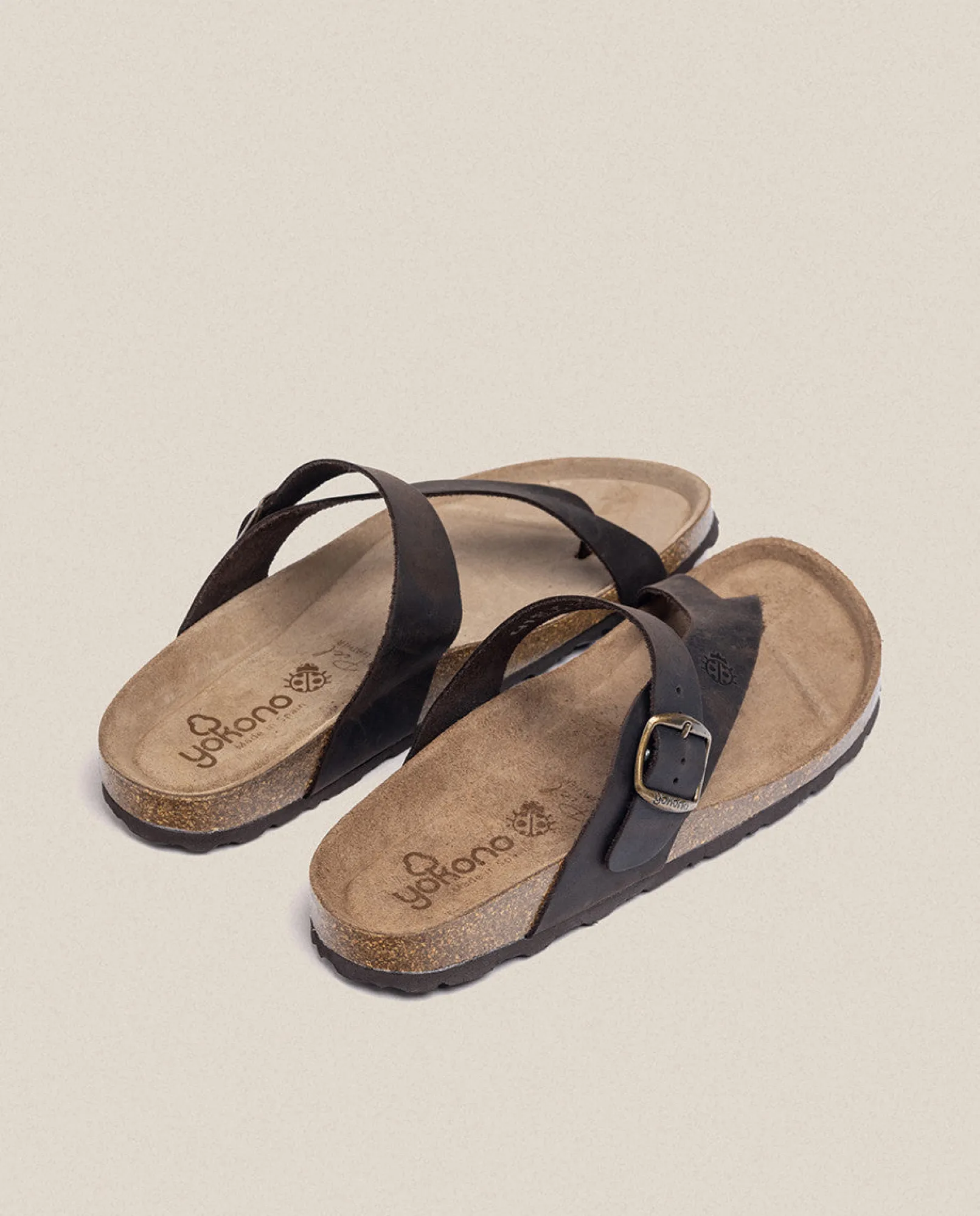 Shop Yokono Sandalia De Hombre Macam 203 Marron
