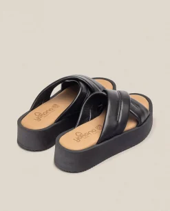 Best Sale Yokono Sandalia De Plataforma CARMEN-004 Negro