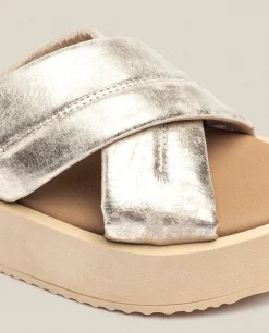 Sale Yokono Sandalia De Plataforma CARMEN-004 Dorado
