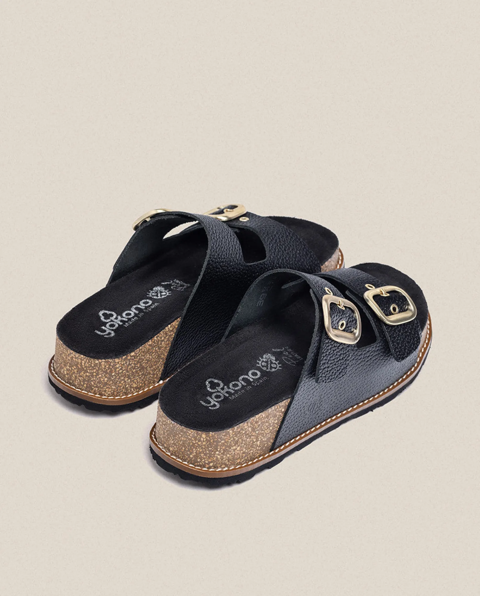 Cheap Yokono Sandalia De Plataforma Oca 013 Negro