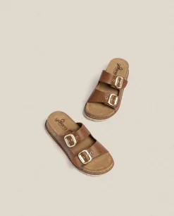 Best Yokono Sandalia De Plataforma Oca 013 Marrón
