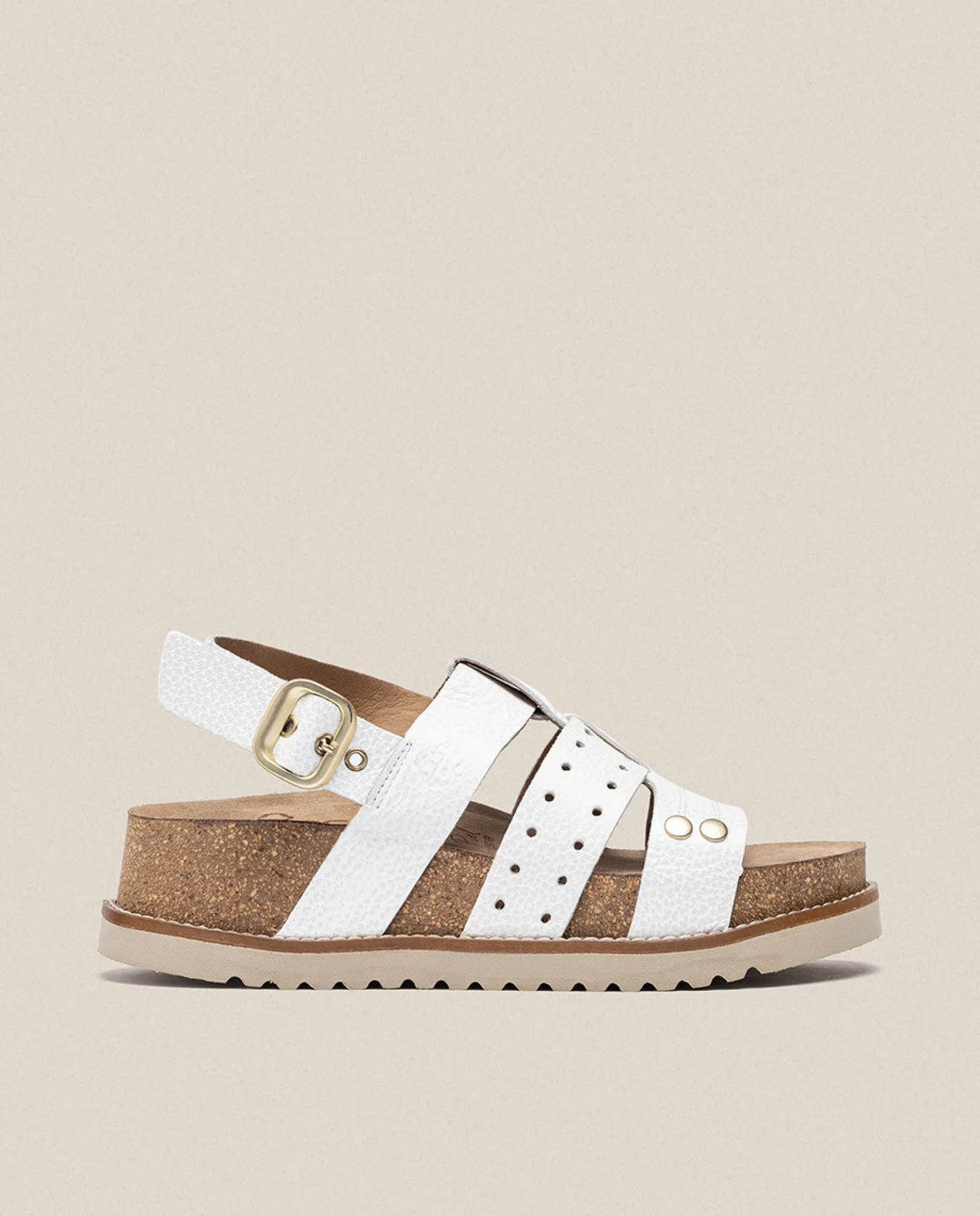 Best Sale Yokono Sandalia De Plataforma Oca 007 Blanco