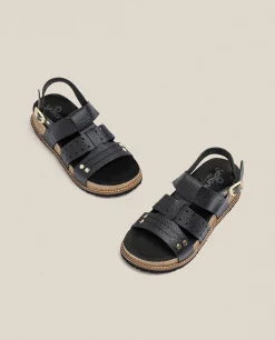 New Yokono Sandalia De Plataforma Oca 007 Negro