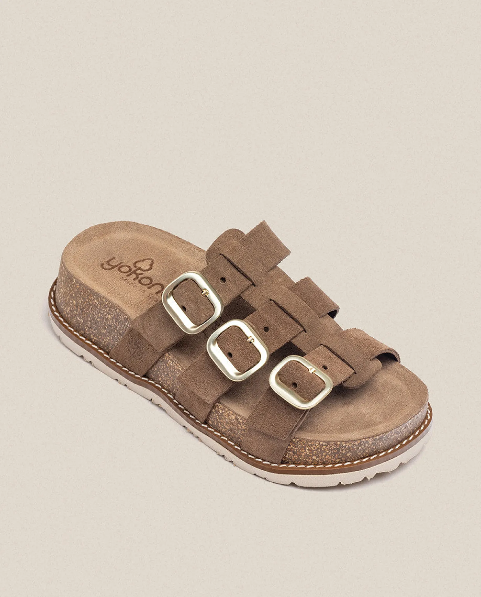 Discount Yokono Sandalia De Plataforma Oca 004 Marrón