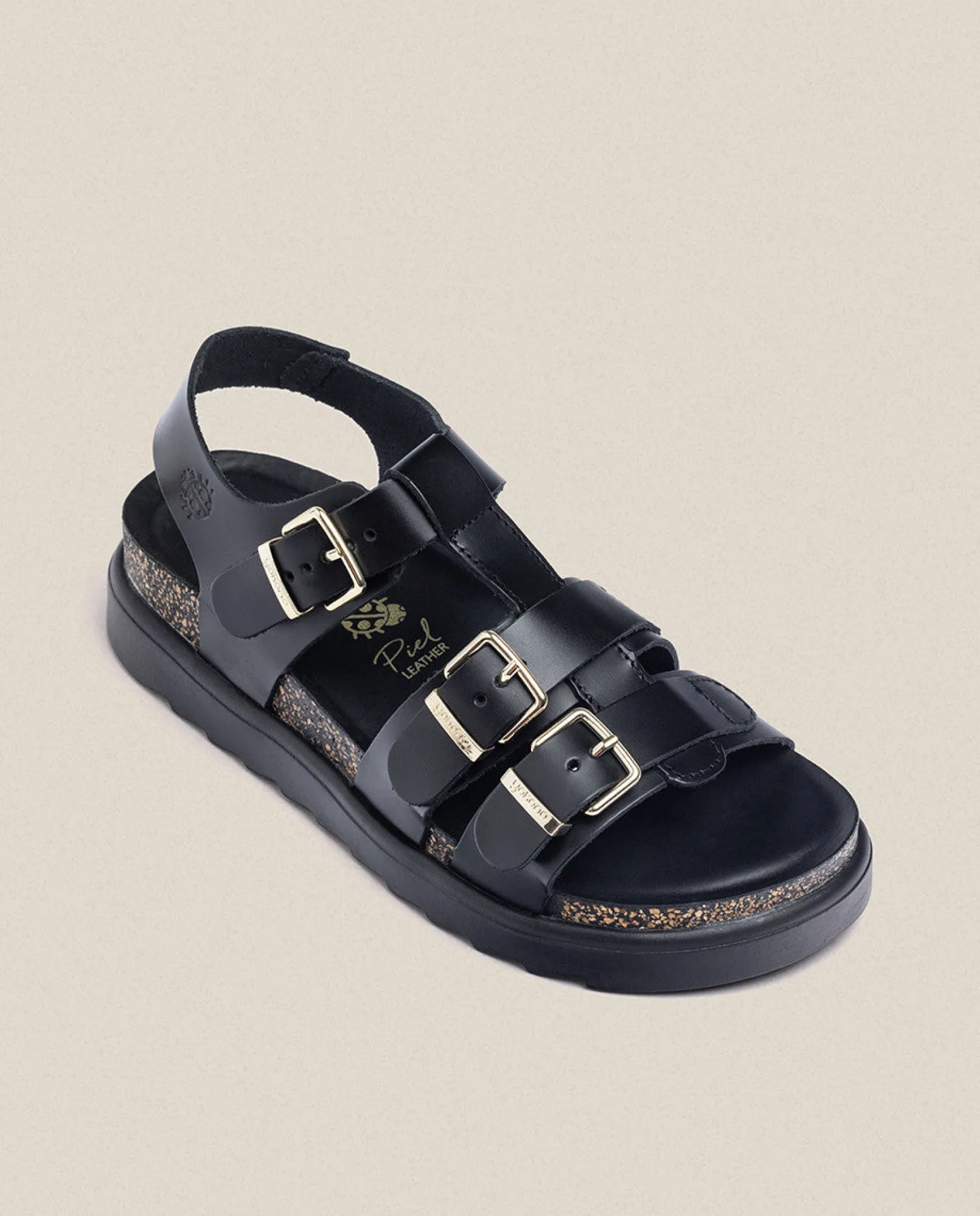 New Yokono Sandalia De Plataforma Tunez 114 Negro