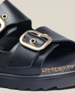 Sale Yokono Sandalia De Plataforma Tunez 130 Negro