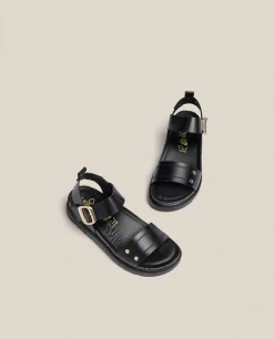 Online Yokono Sandalia De Plataforma Tunez 128 Negro