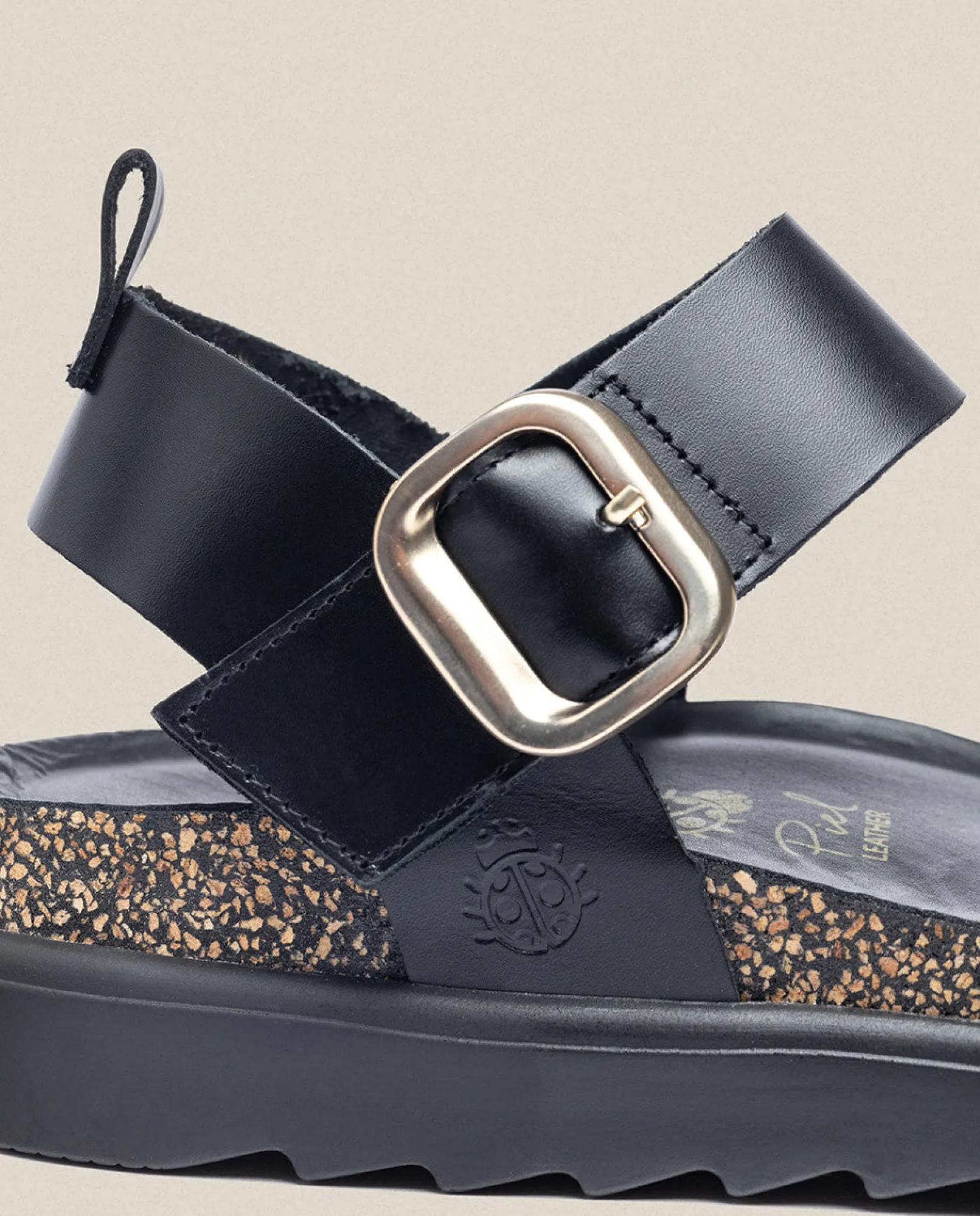 Online Yokono Sandalia De Plataforma Tunez 128 Negro