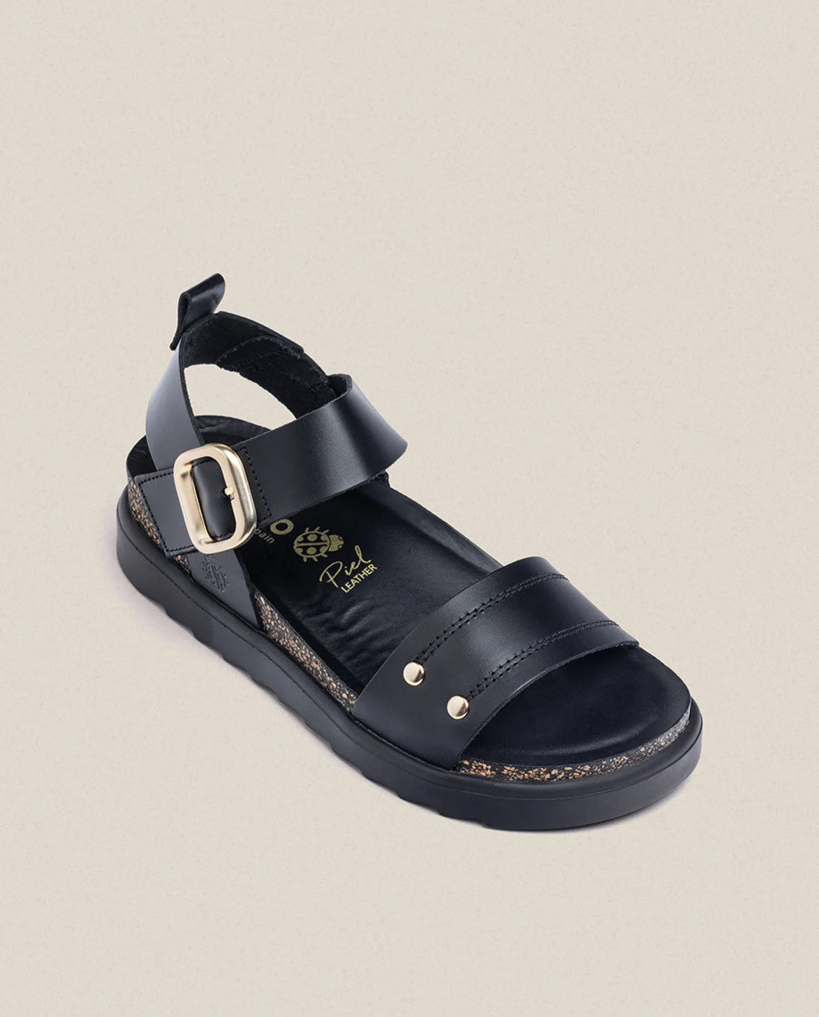 Online Yokono Sandalia De Plataforma Tunez 128 Negro