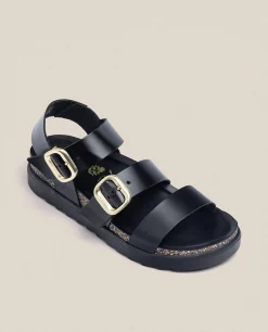 Best Yokono Sandalia De Plataforma Tunez 127 Negro