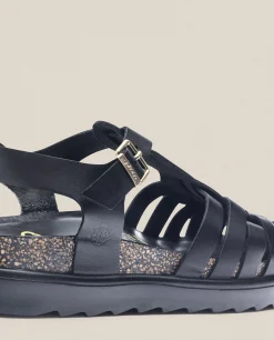 Outlet Yokono Sandalia De Plataforma Tunez 017 Negro
