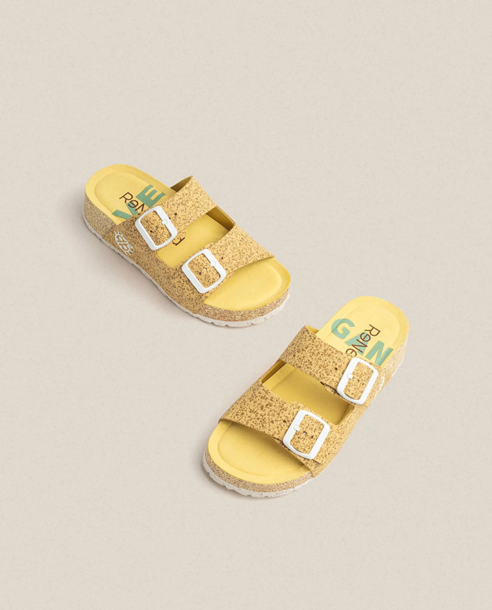 Online Yokono Sandalia De Plataforma West 003 Amarillo