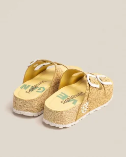 Online Yokono Sandalia De Plataforma West 003 Amarillo