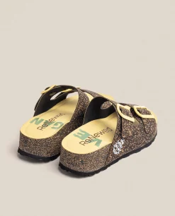 Cheap Yokono Sandalia De Plataforma West 003 Negro