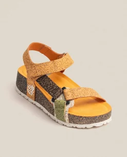 Cheap Yokono Sandalia De Plataforma West 007 Naranja
