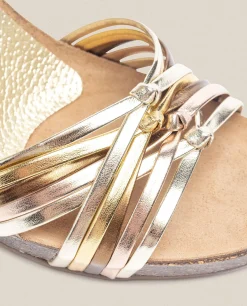 Flash Sale Yokono Sandalia De Tacón Ponza 005 Dorado