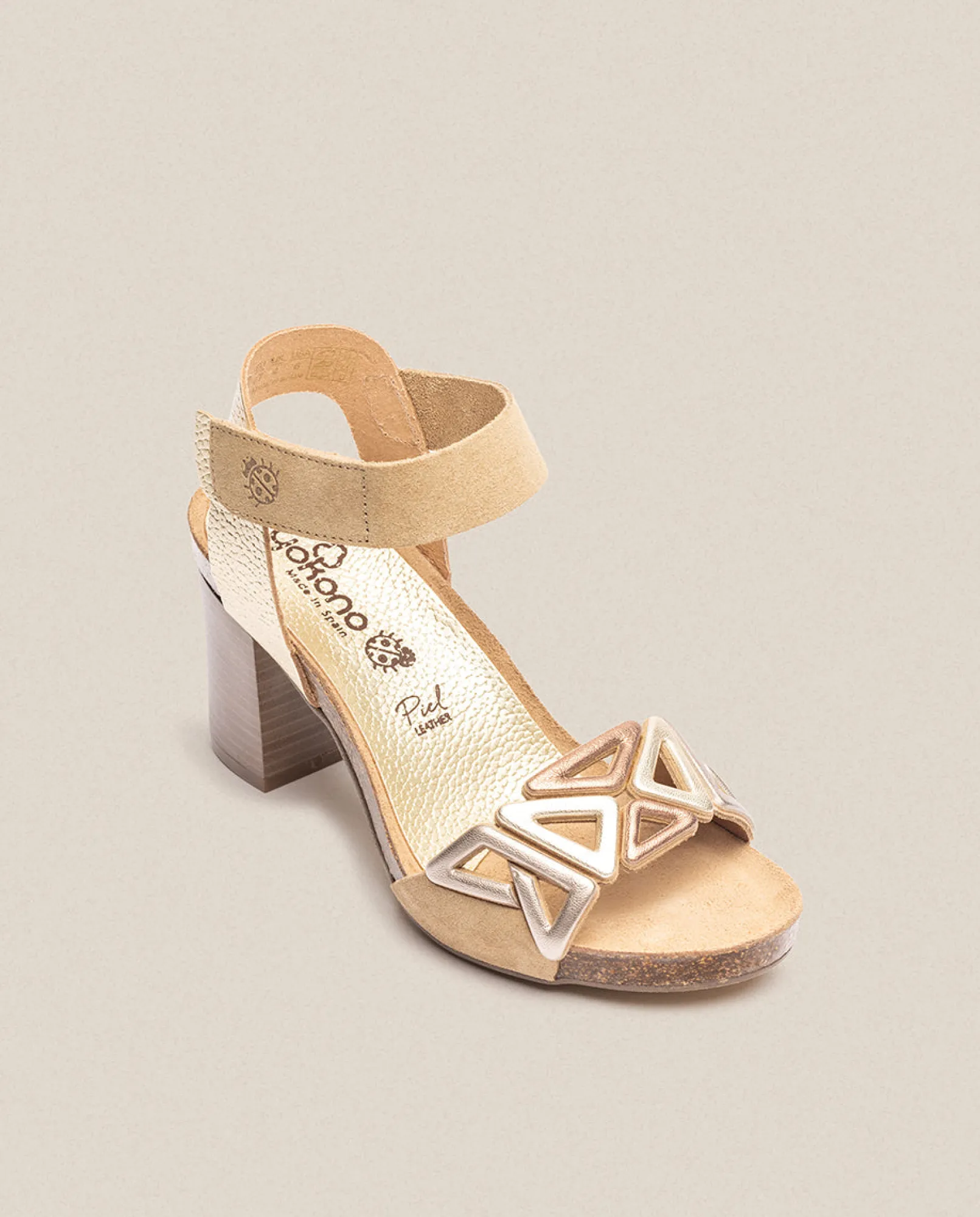 Online Yokono Sandalia De Tacón Ponza 007 Marron