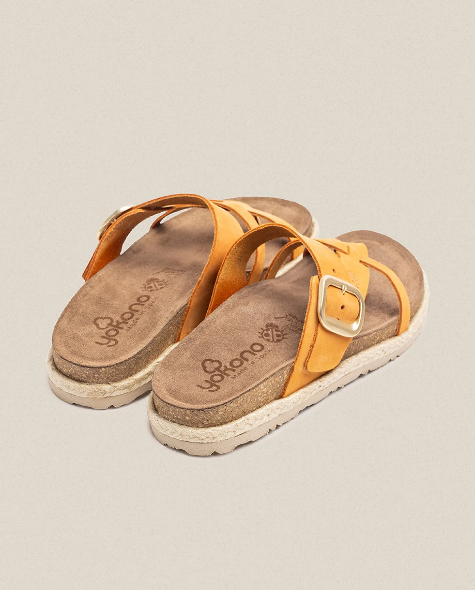 Discount Yokono Sandalia Plana Arena 003 Naranja