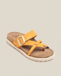 Discount Yokono Sandalia Plana Arena 003 Naranja