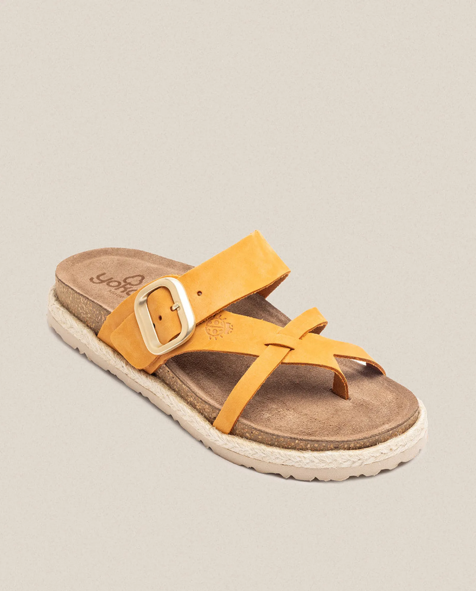 Discount Yokono Sandalia Plana Arena 003 Naranja