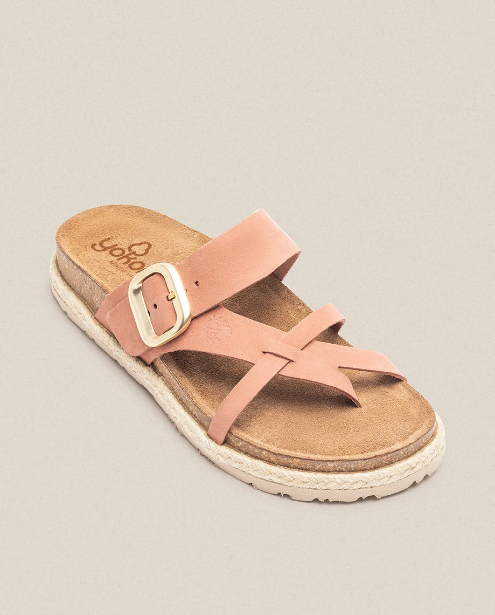 Sale Yokono Sandalia Plana Arena 003 Rosa