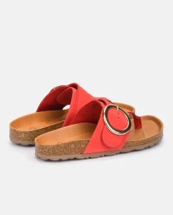 Cheap Yokono Sandalia Plana Granada 704 Coral
