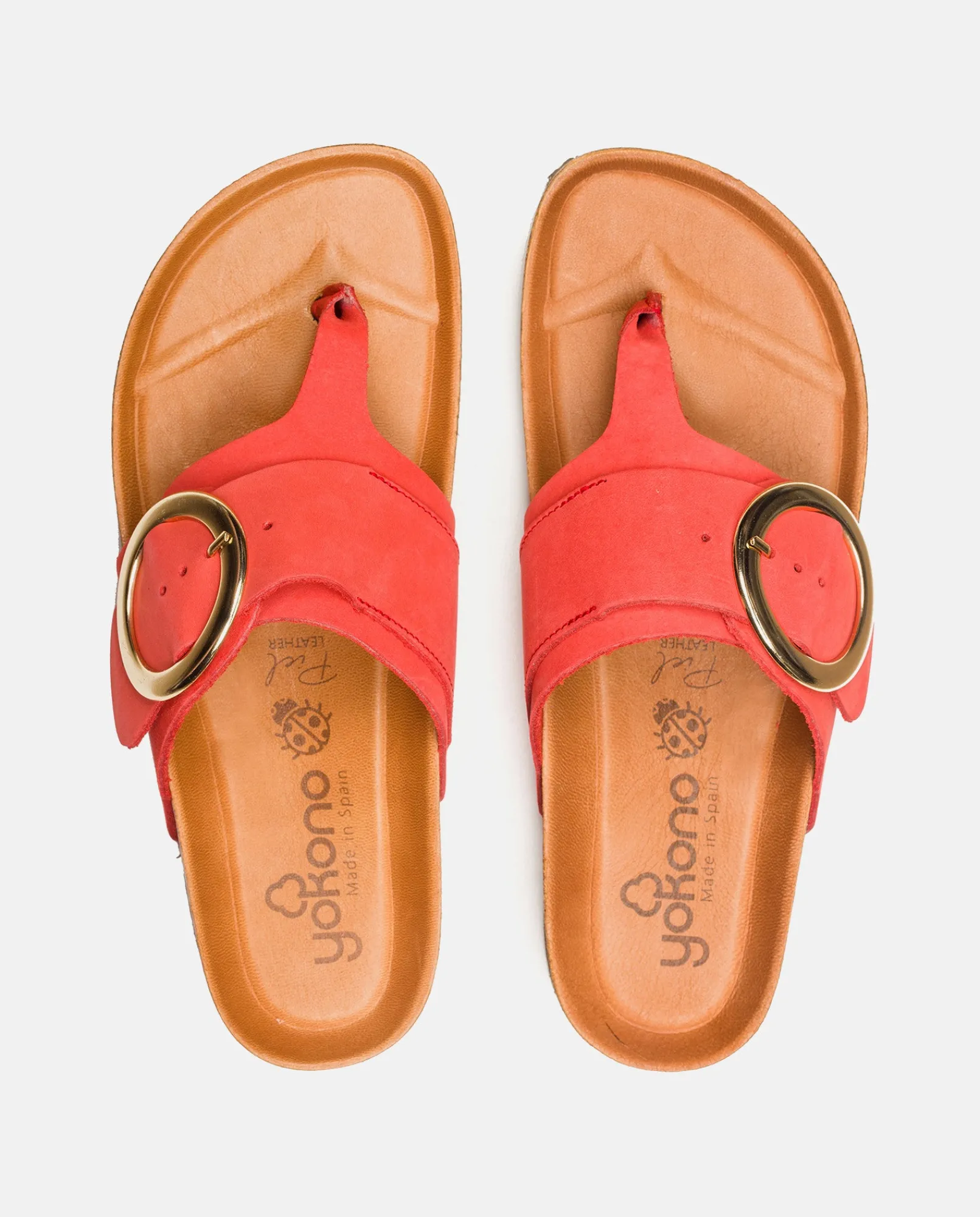Cheap Yokono Sandalia Plana Granada 704 Coral