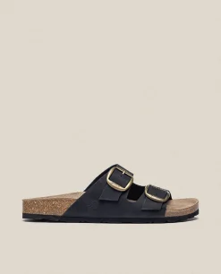 Sale Yokono Sandalia Plana Granada 700 Negro