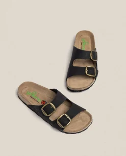 Sale Yokono Sandalia Plana Granada 700 Negro
