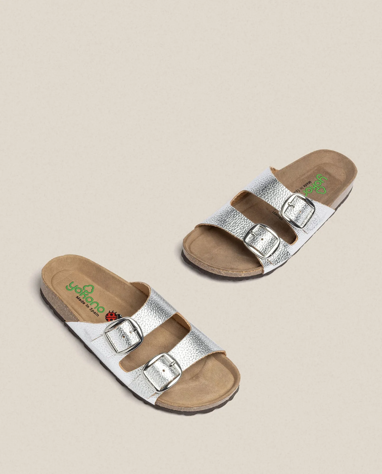 Best Sale Yokono Sandalia Plana Granada 700 Plata