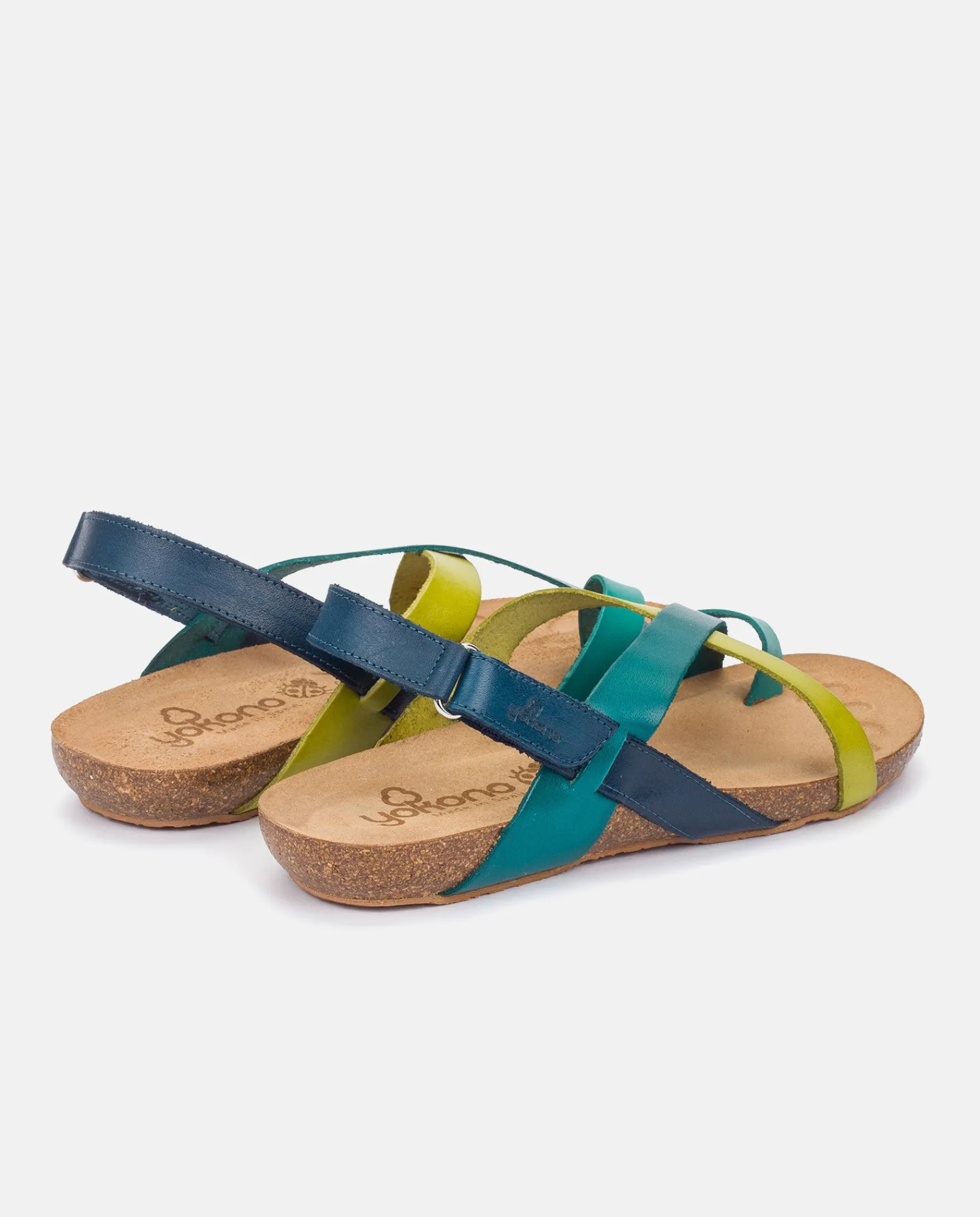 Online Yokono Sandalia Plana Ibiza 718 Azul