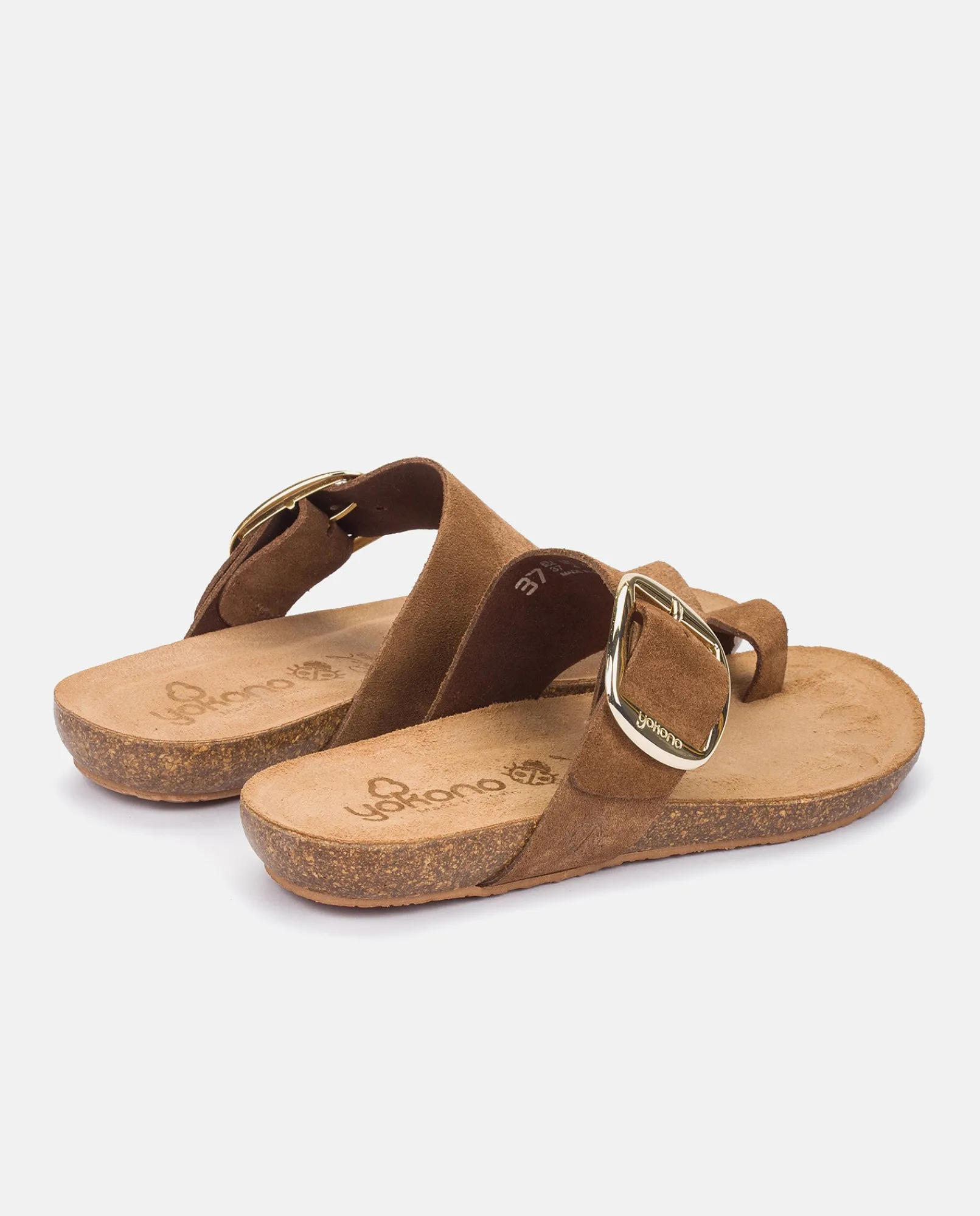 Cheap Yokono Sandalia Plana Ibiza 205 Marron