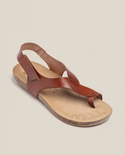 Clearance Yokono Sandalia Plana Ibiza 174 Marrón