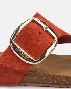 Fashion Yokono Sandalia Plana Ibiza 205 Naranja