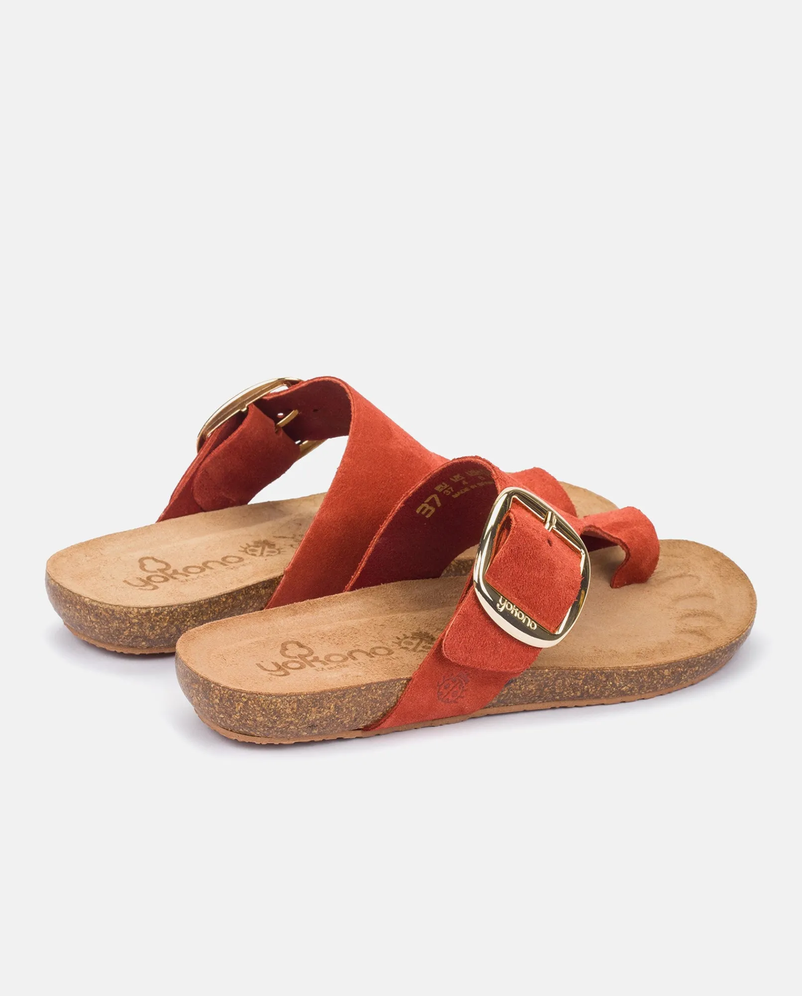 Fashion Yokono Sandalia Plana Ibiza 205 Naranja