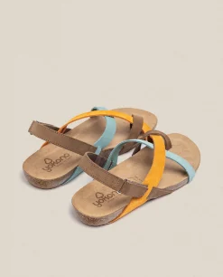 Online Yokono Sandalia Plana Ibiza 718 Naranja
