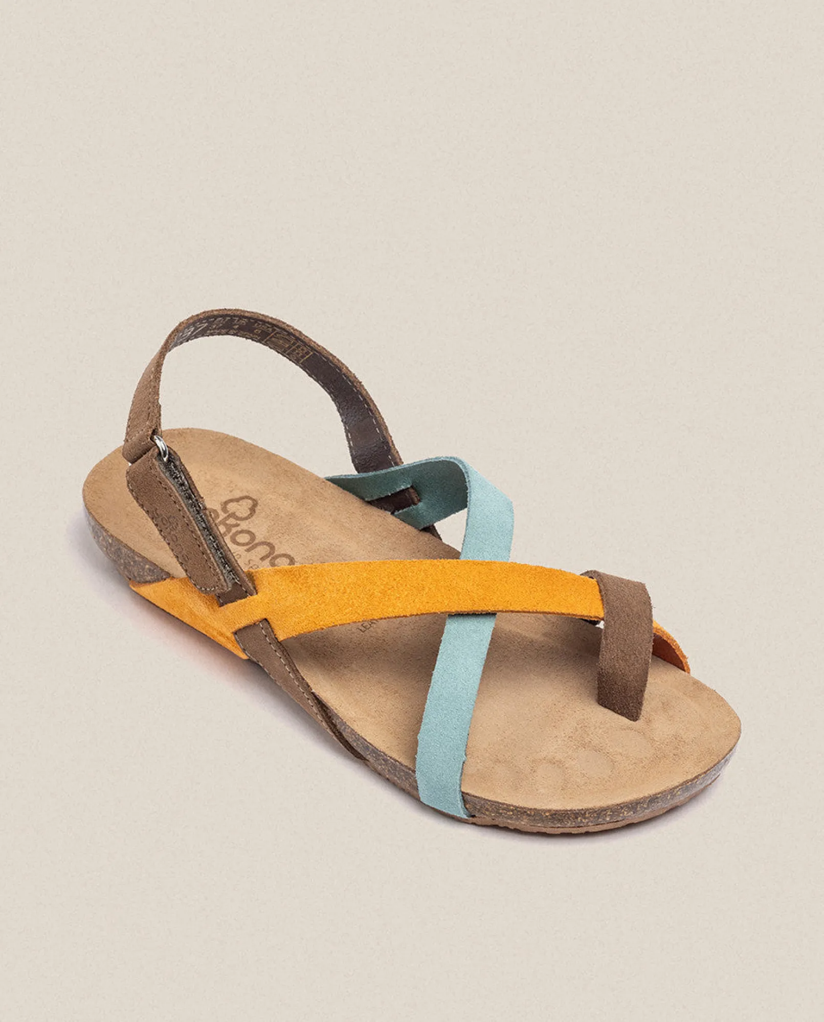 Online Yokono Sandalia Plana Ibiza 718 Naranja
