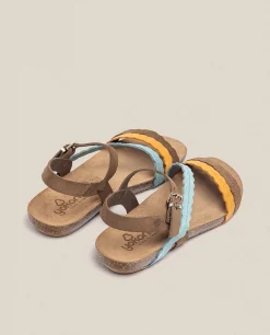 Cheap Yokono Sandalia Plana Ibiza 176 Naranja