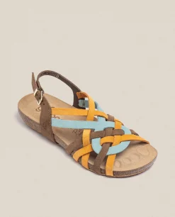 Sale Yokono Sandalia Plana Ibiza 175 Naranja