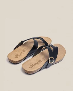 Sale Yokono Sandalia Plana Ibiza 013 Negro
