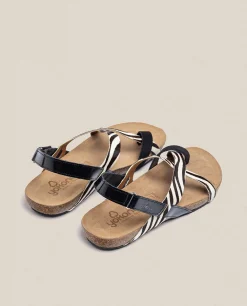 Best Sale Yokono Sandalia Plana Ibiza 718 Negro