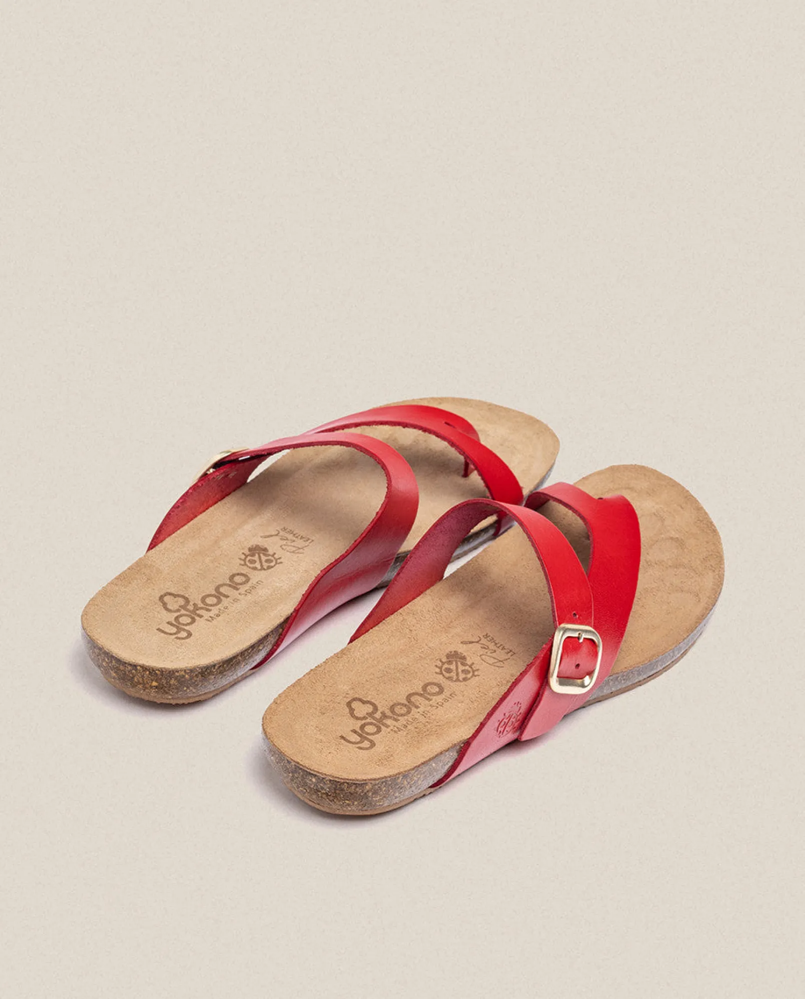 Best Yokono Sandalia Plana Ibiza 013 Rojo