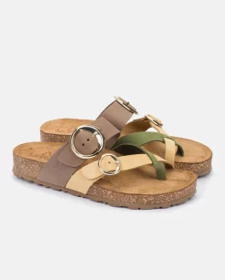 Clearance Yokono Sandalia Plana Jerba 122 Amarillo