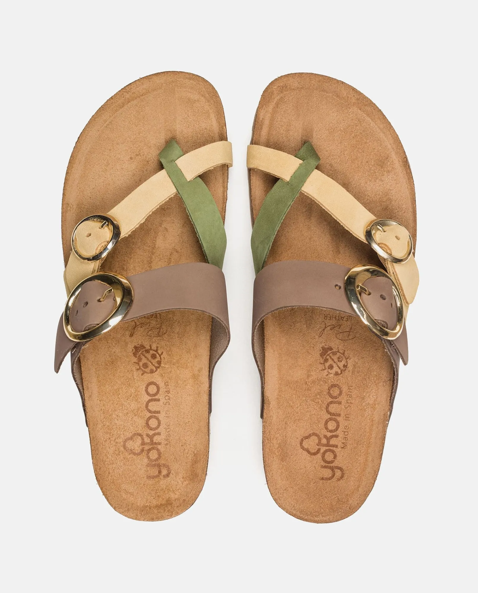 Clearance Yokono Sandalia Plana Jerba 122 Amarillo